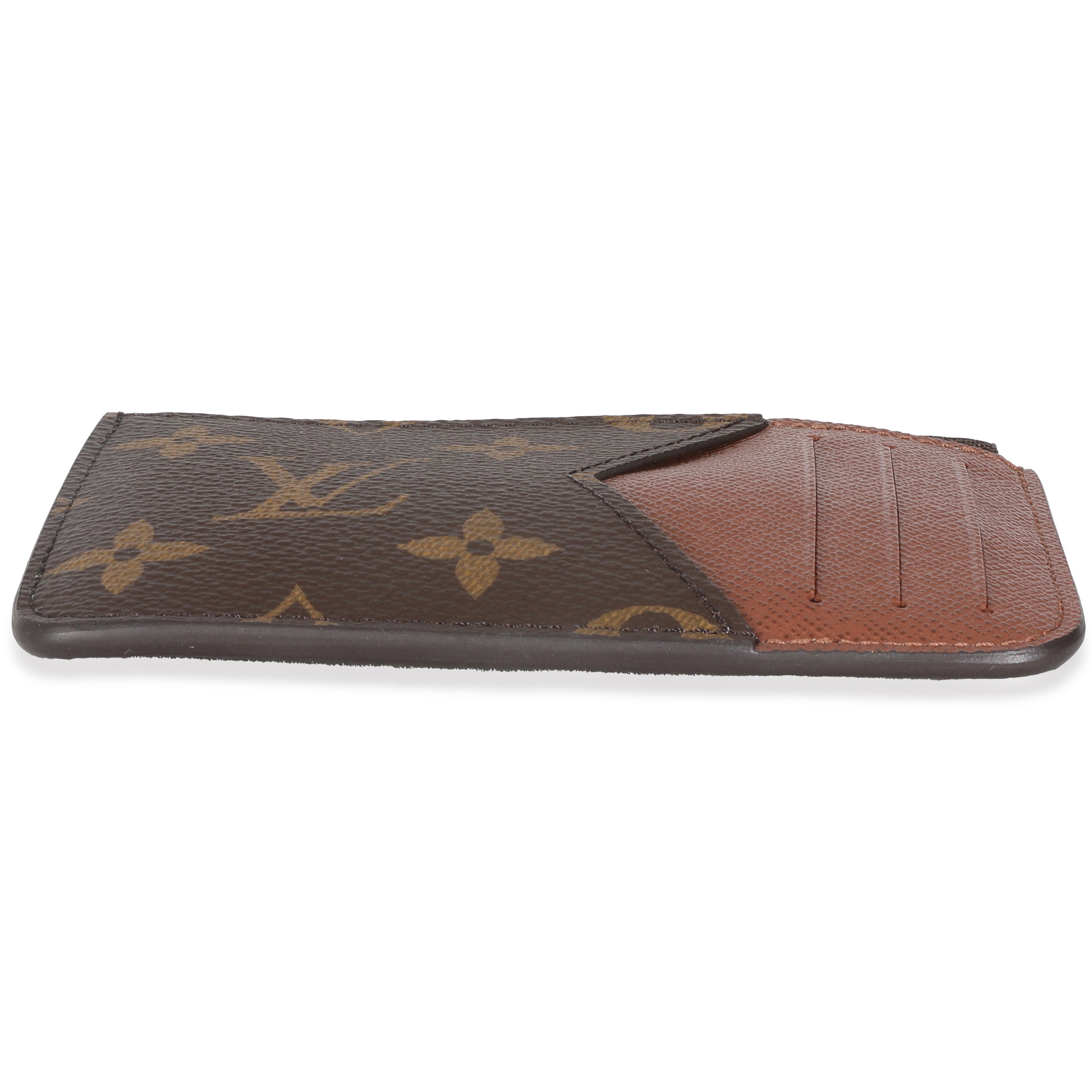 Louis Vuitton Cognac Monogram Canvas Romy Card Holder