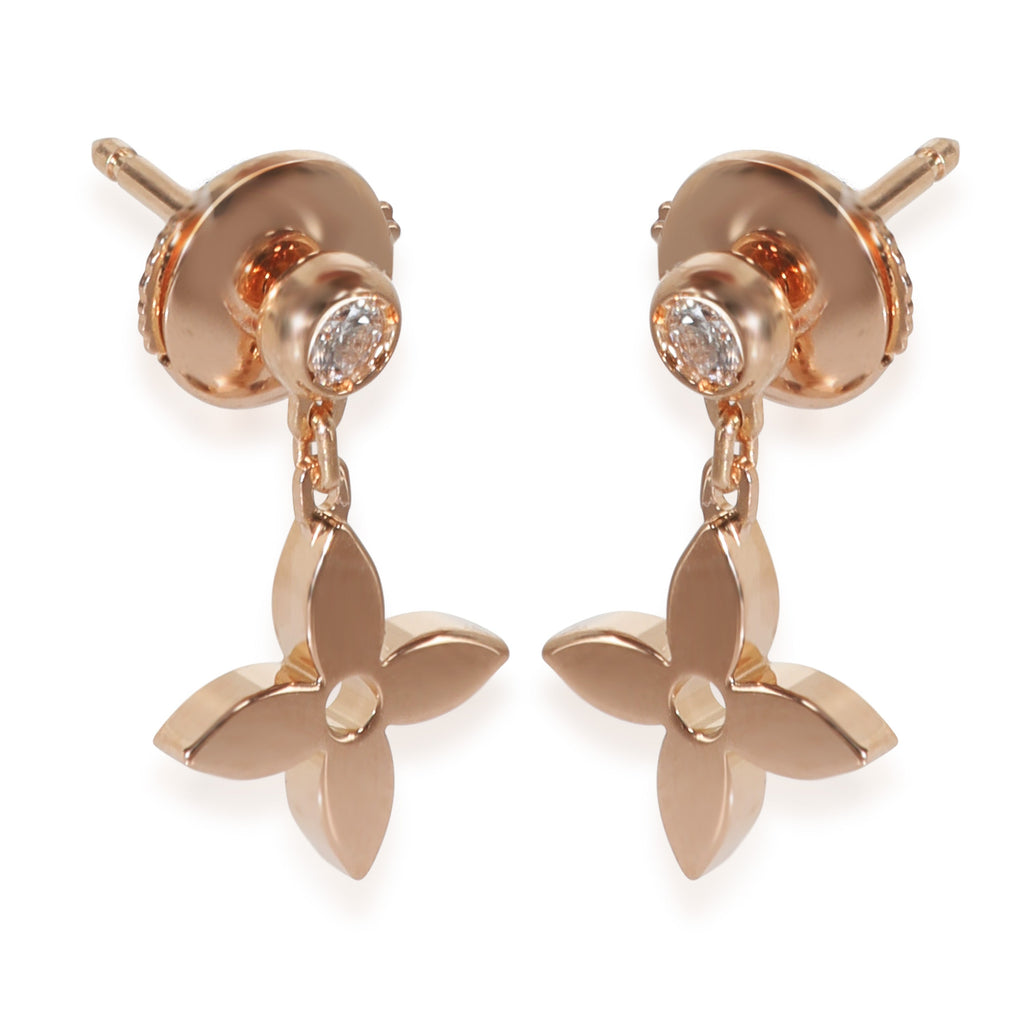 Louis Vuitton Rose Gold Diamond Idylle Blossom Earrings