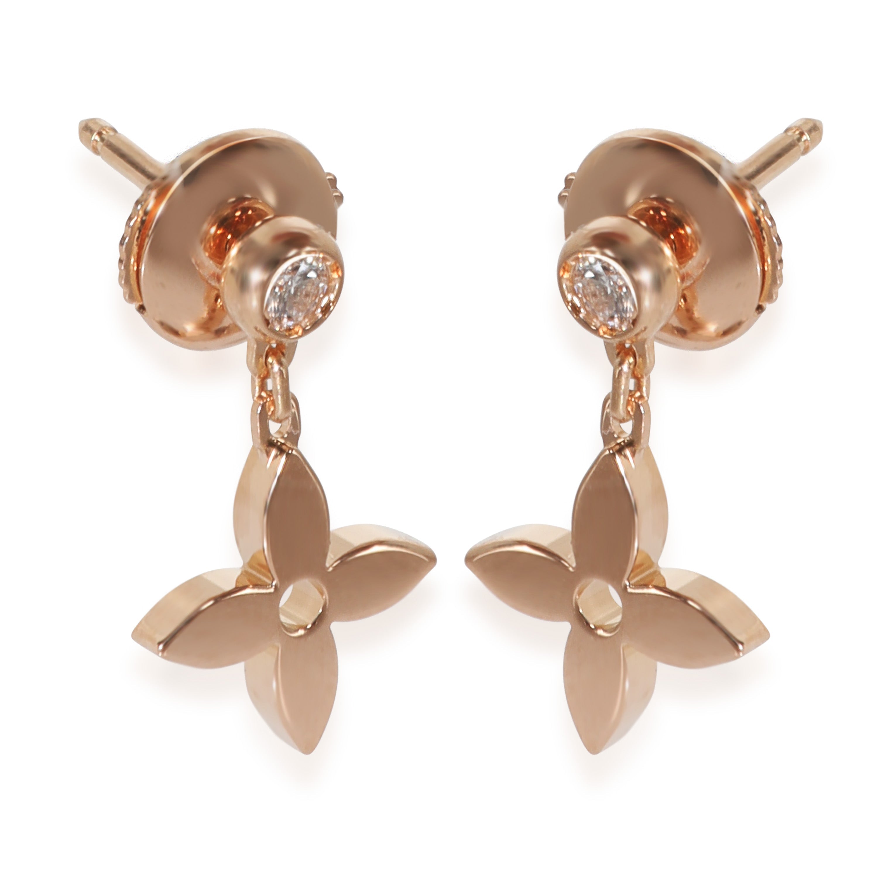 Louis Vuitton Rose Gold Diamond Idylle Blossom Earrings