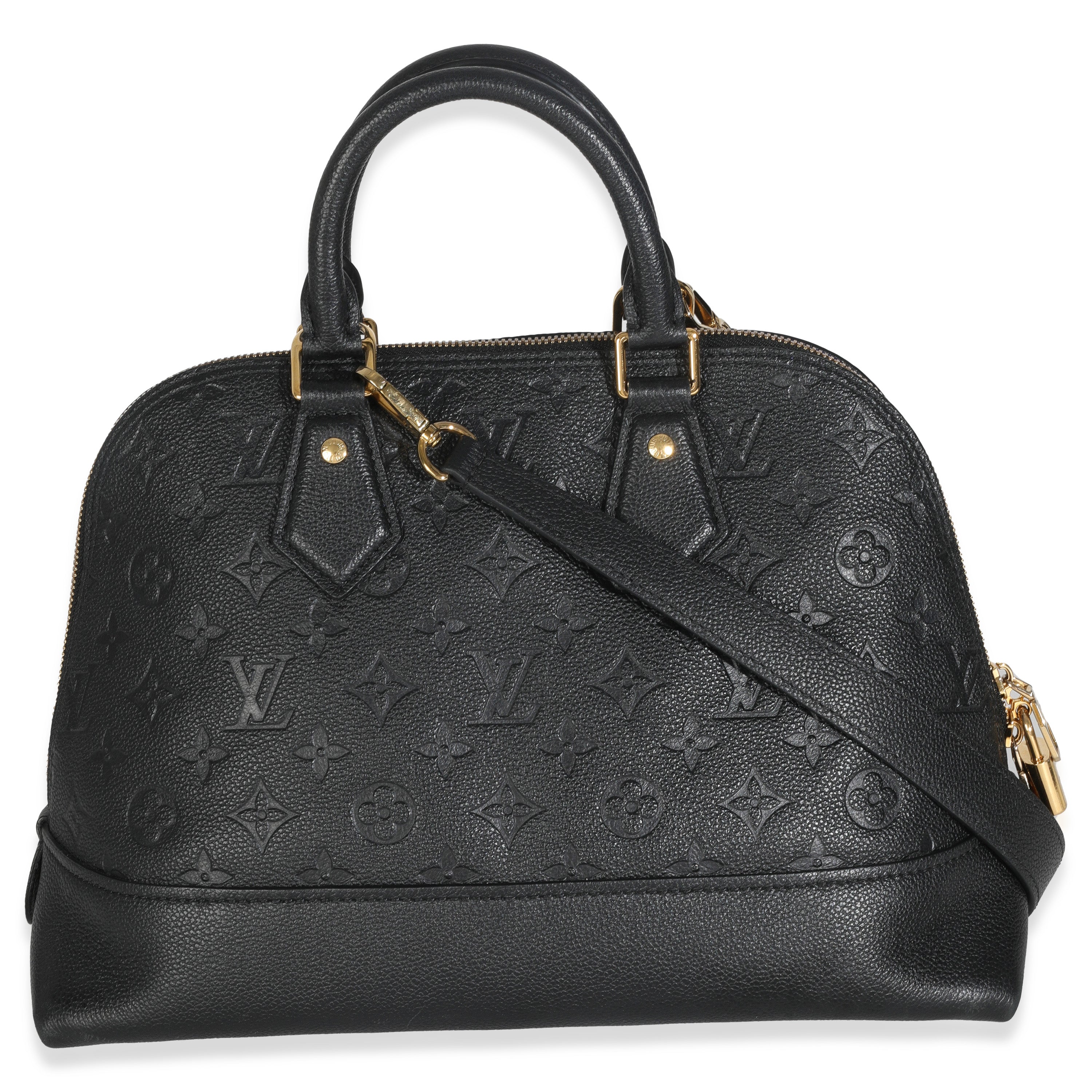 Louis Vuitton Black Monogram Empreinte Neo Alma PM