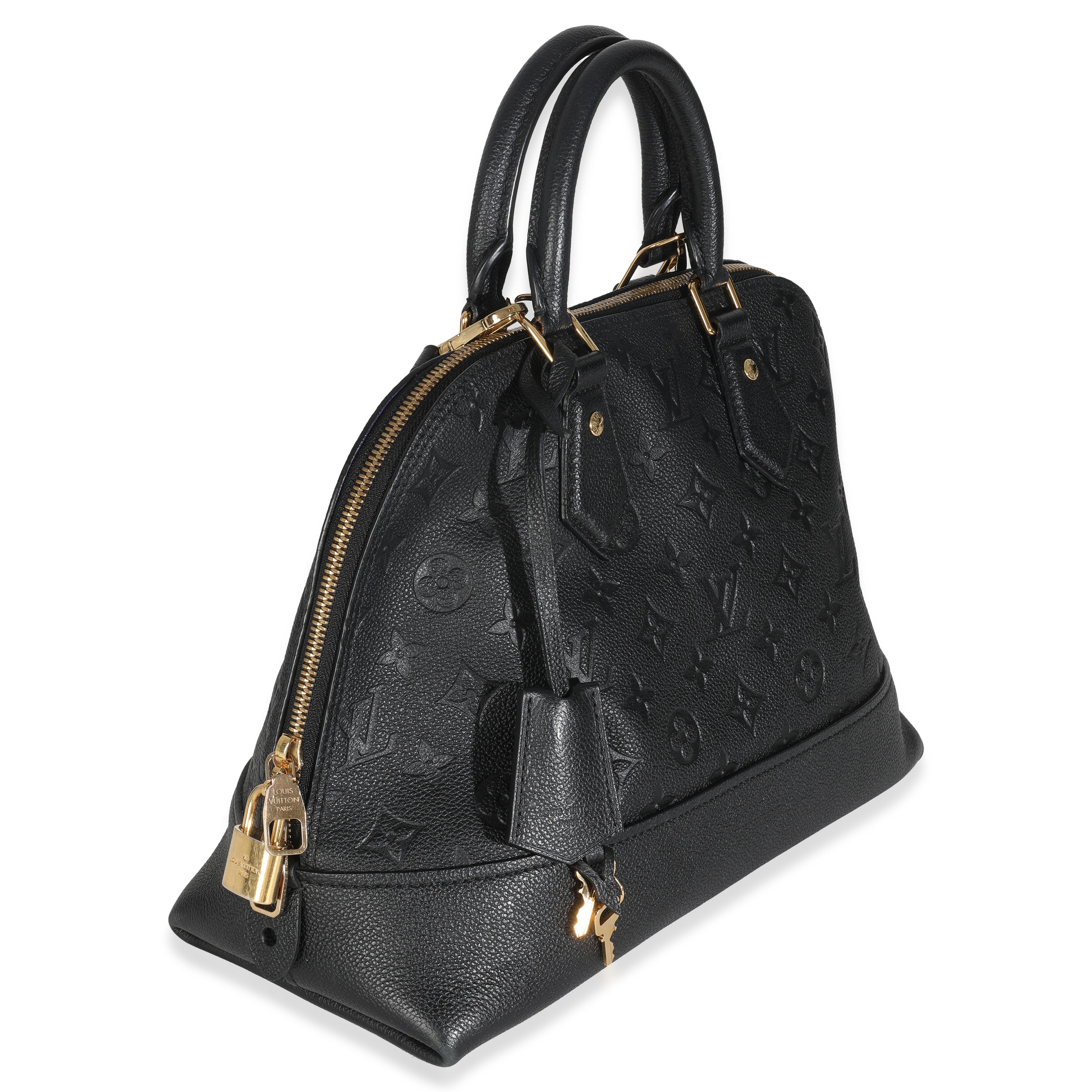 Louis Vuitton Black Monogram Empreinte Neo Alma PM