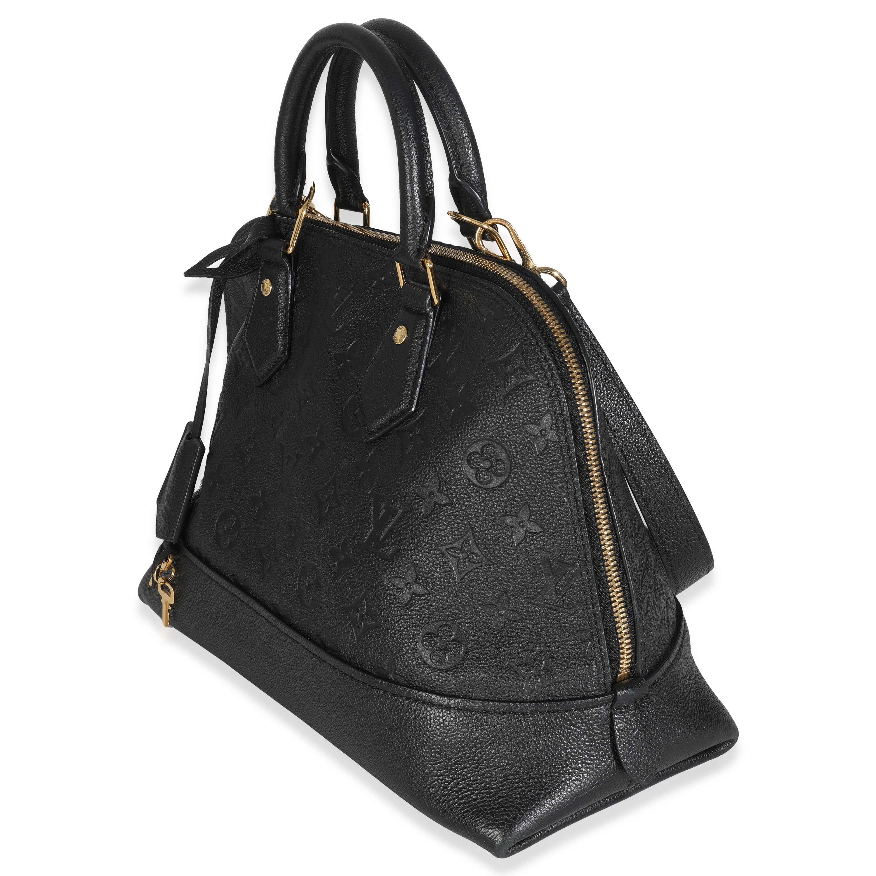 Louis Vuitton Black Monogram Empreinte Neo Alma PM