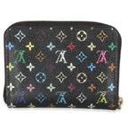 Louis Vuitton Black Multicolor Monogram Canvas Zippy Coin Purse