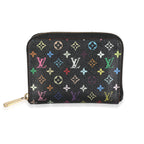 Louis Vuitton Black Multicolor Monogram Canvas Zippy Coin Purse
