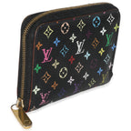 Louis Vuitton Black Multicolor Monogram Canvas Zippy Coin Purse