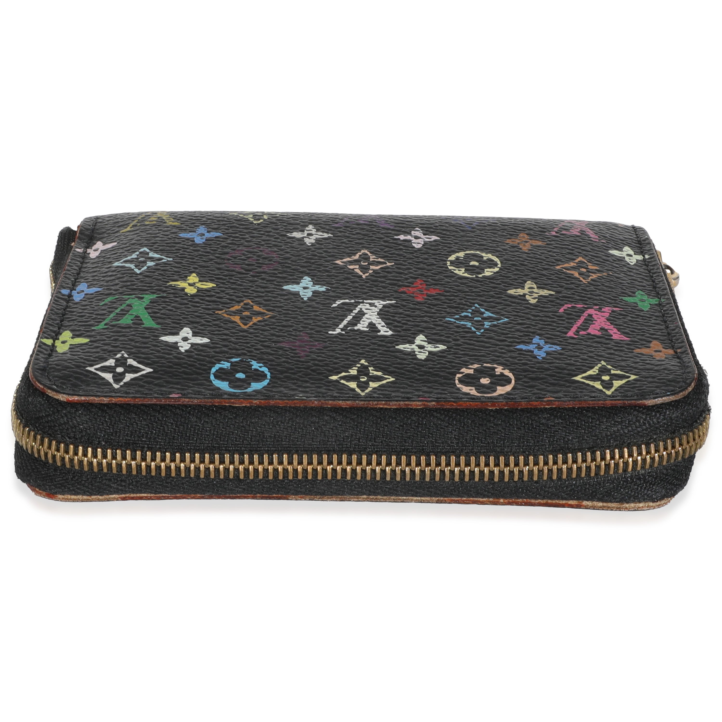 Louis Vuitton Black Multicolor Monogram Canvas Zippy Coin Purse