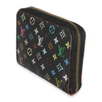 Louis Vuitton Black Multicolor Monogram Canvas Zippy Coin Purse