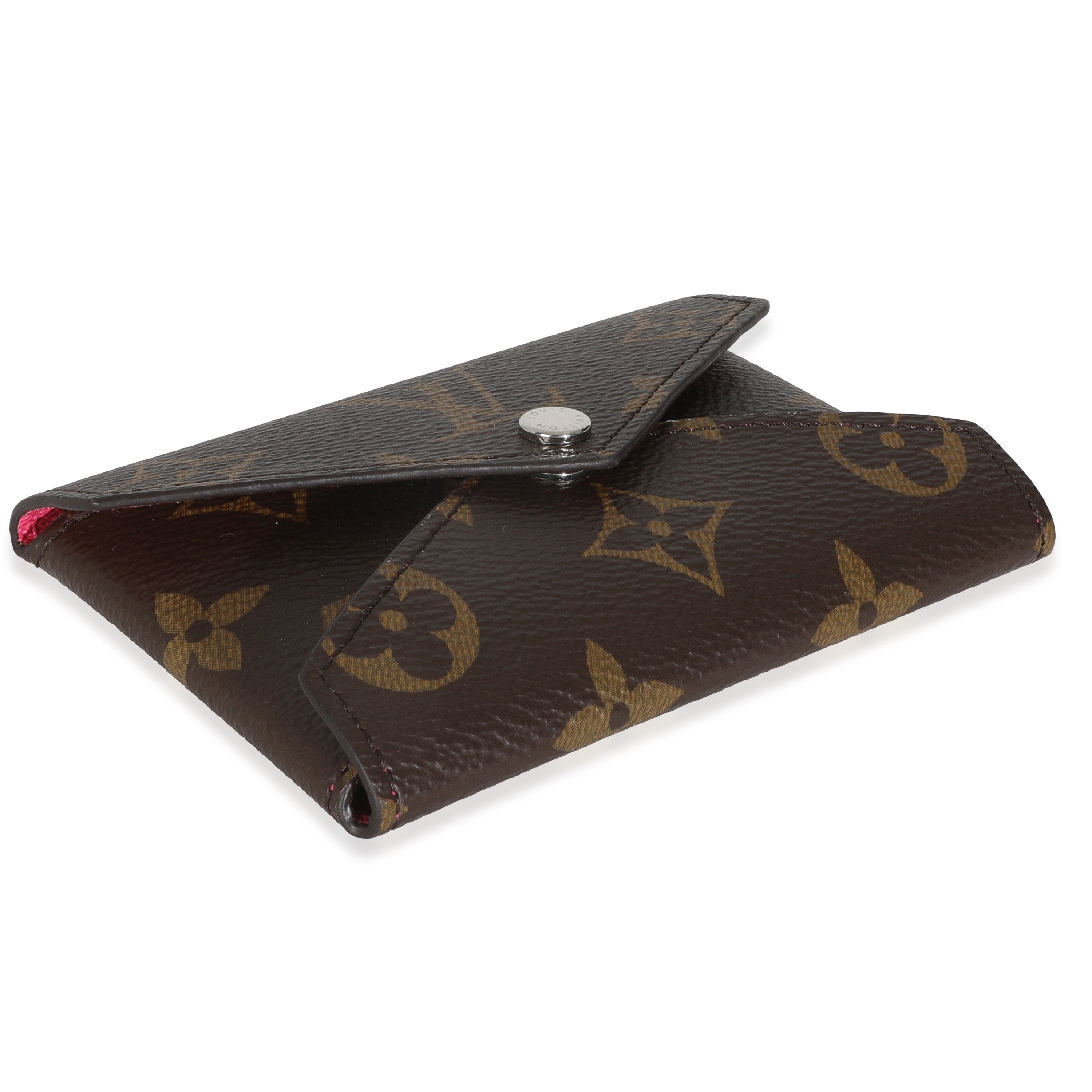 Louis Vuitton Pondichery Pink Monogram Canvas Kirigami Card Holder