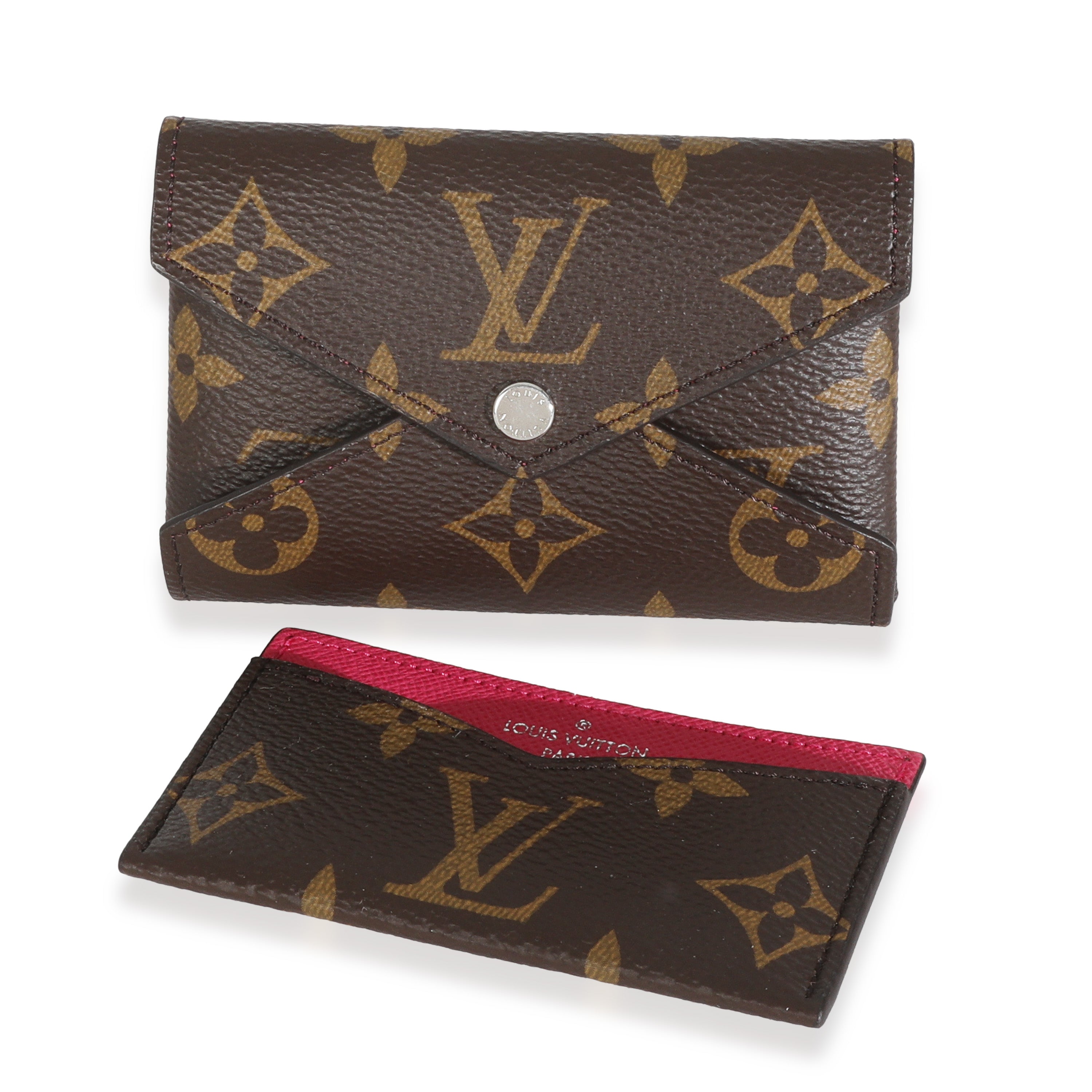 Louis Vuitton Pondichery Pink Monogram Canvas Kirigami Card Holder