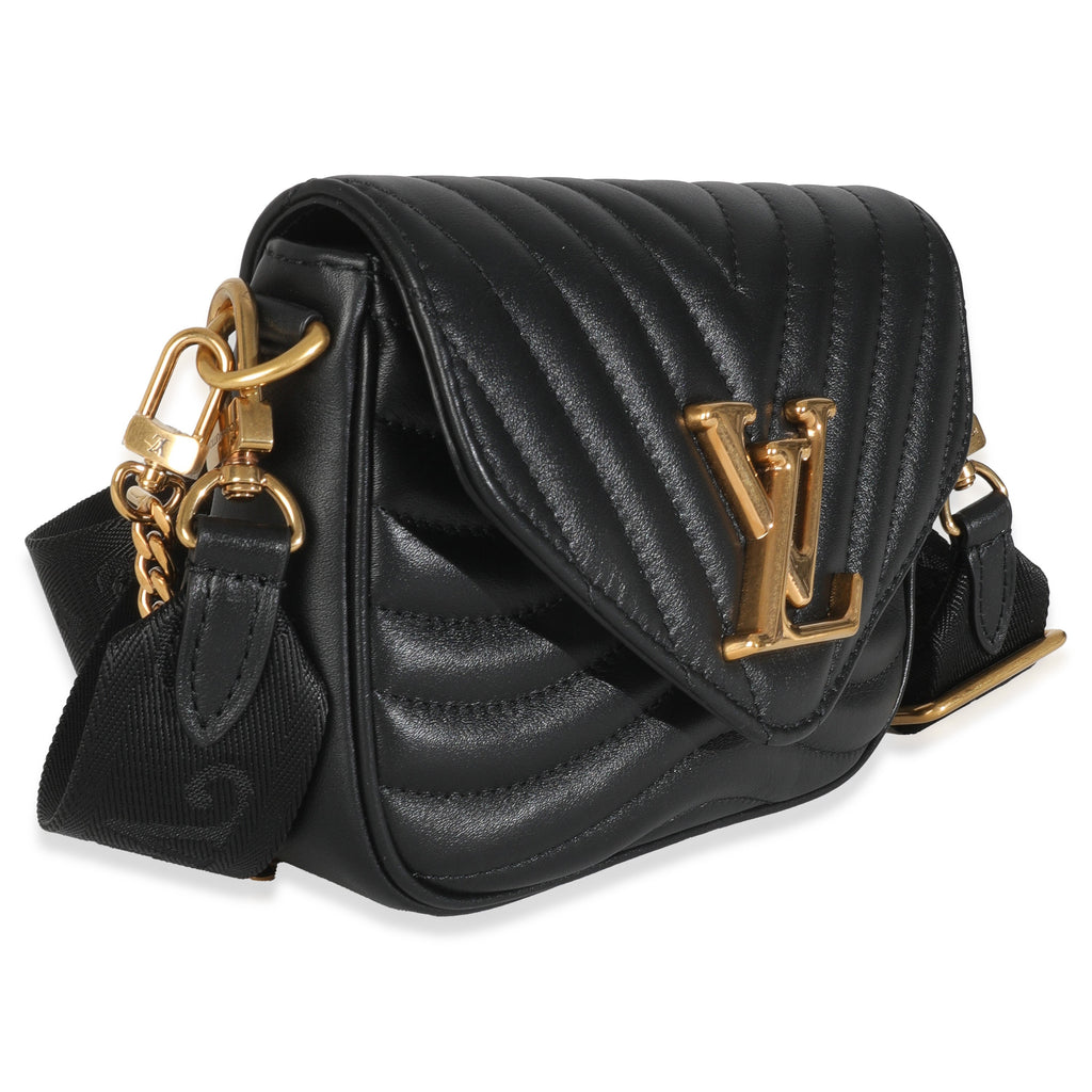 Louis Vuitton Black Calfskin New Wave Multi Pochette