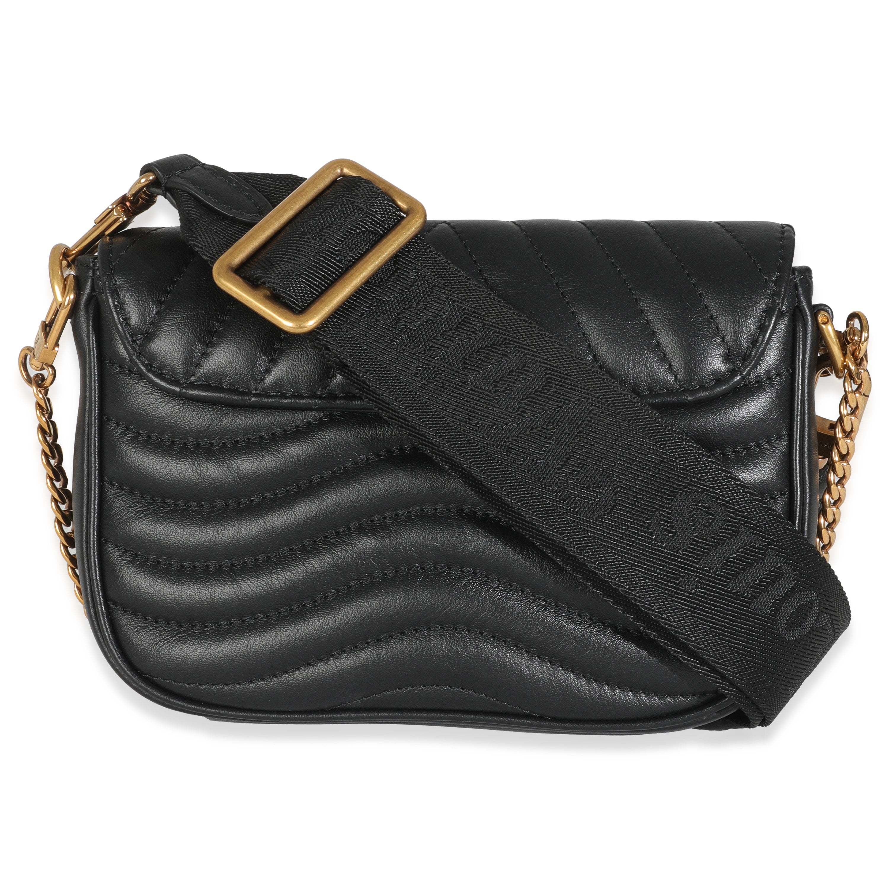 Louis Vuitton Black Calfskin New Wave Multi Pochette