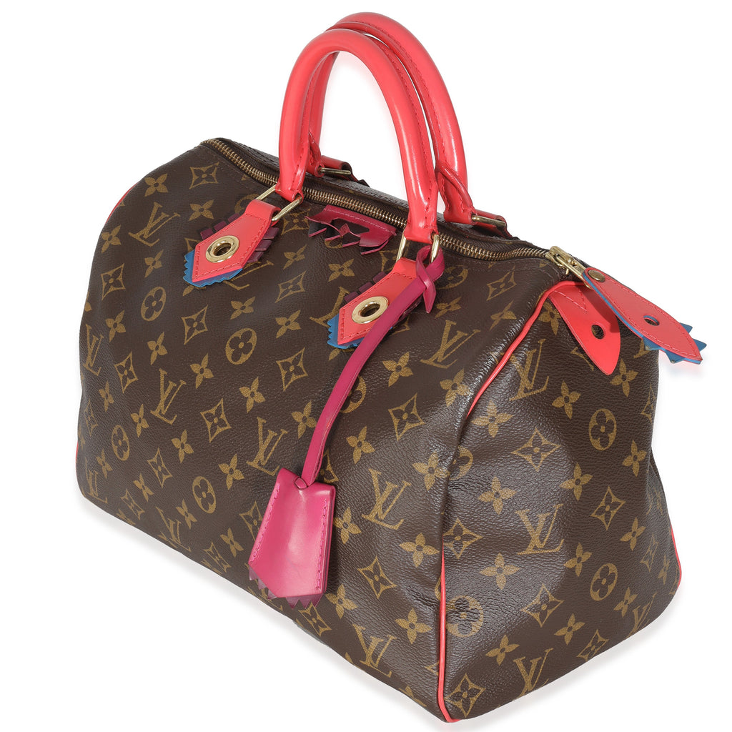 Louis Vuitton Flamingo Monogram Canvas Totem Speedy 30