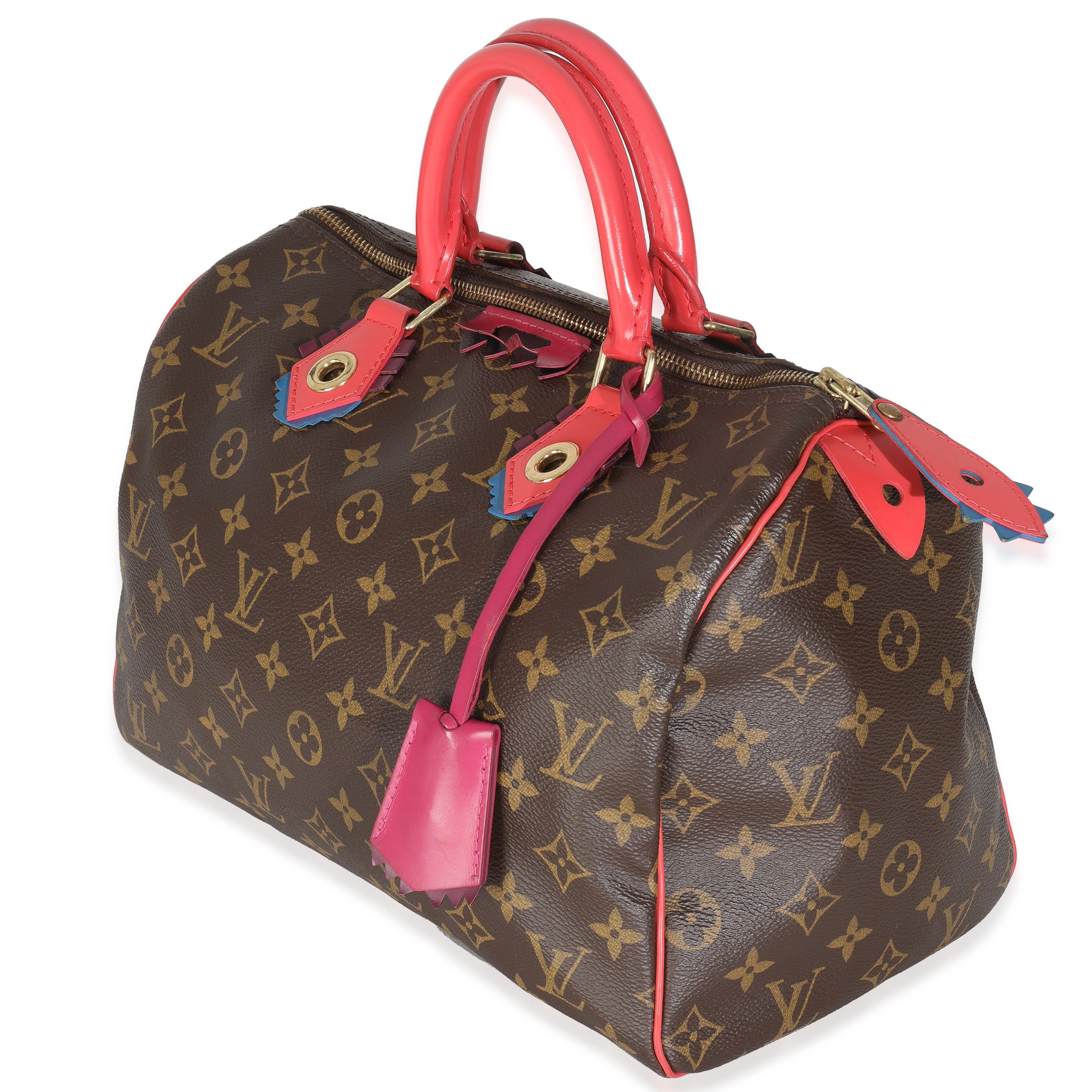 Louis Vuitton Flamingo Monogram Canvas Totem Speedy 30