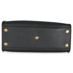 Louis Vuitton Black Calfskin Monogram Tufting On My Side MM