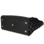Louis Vuitton Black Calfskin Monogram Tufting On My Side MM
