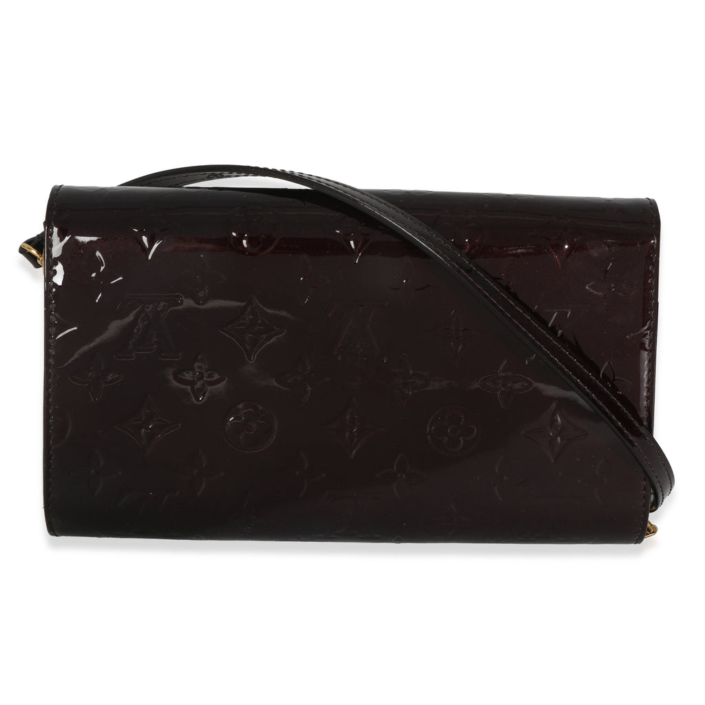 Louis Vuitton Amarante Monogram Vernis Ana Clutch