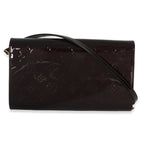 Louis Vuitton Amarante Monogram Vernis Ana Clutch