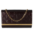 Louis Vuitton Amarante Monogram Vernis Ana Clutch