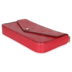 Louis Vuitton Scarlet Monogram Empreinte Felicie Pochette