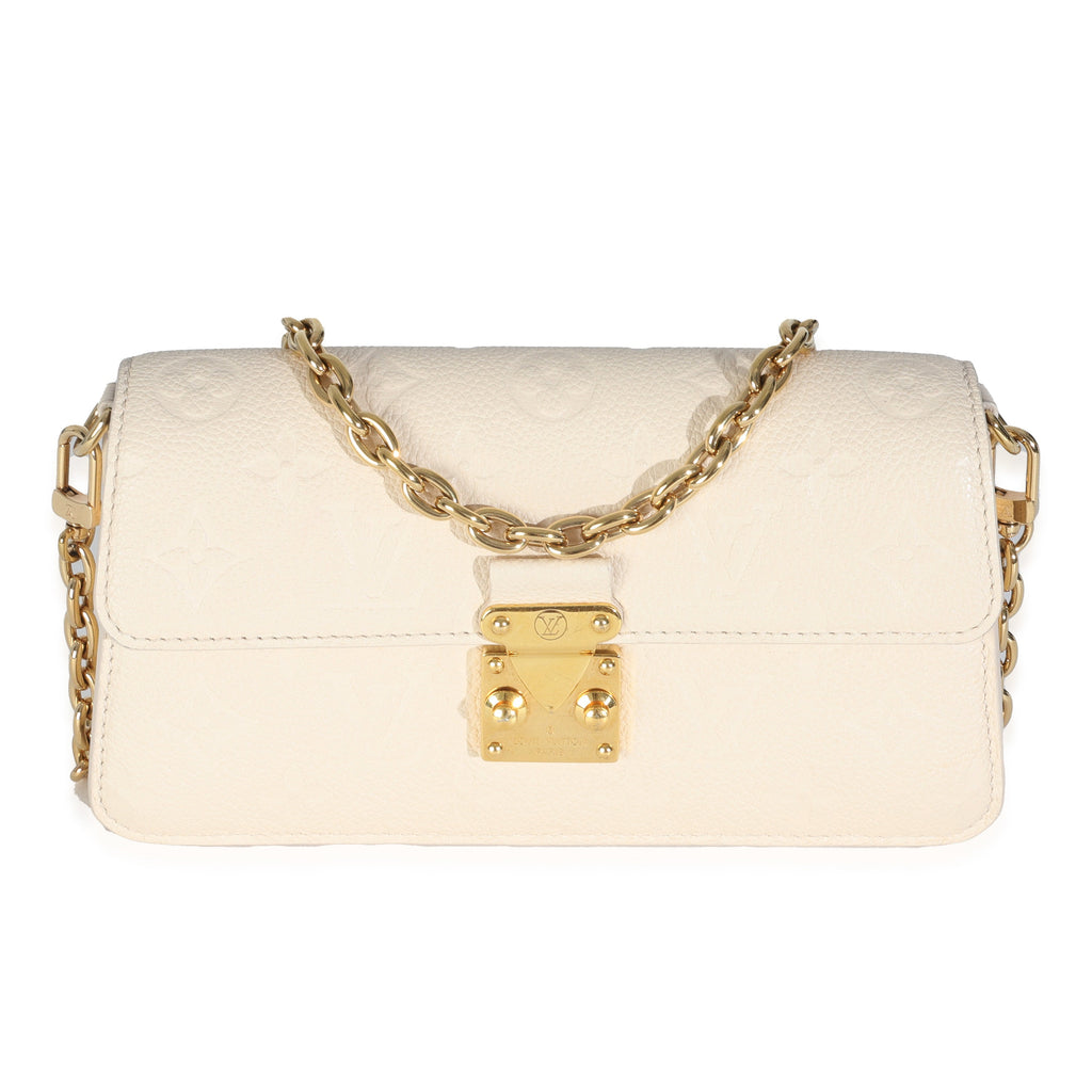 Louis Vuitton Monogram Empreinte Cream Wallet On Chain Metis