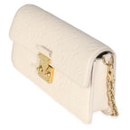 Louis Vuitton Monogram Empreinte Cream Wallet On Chain Metis