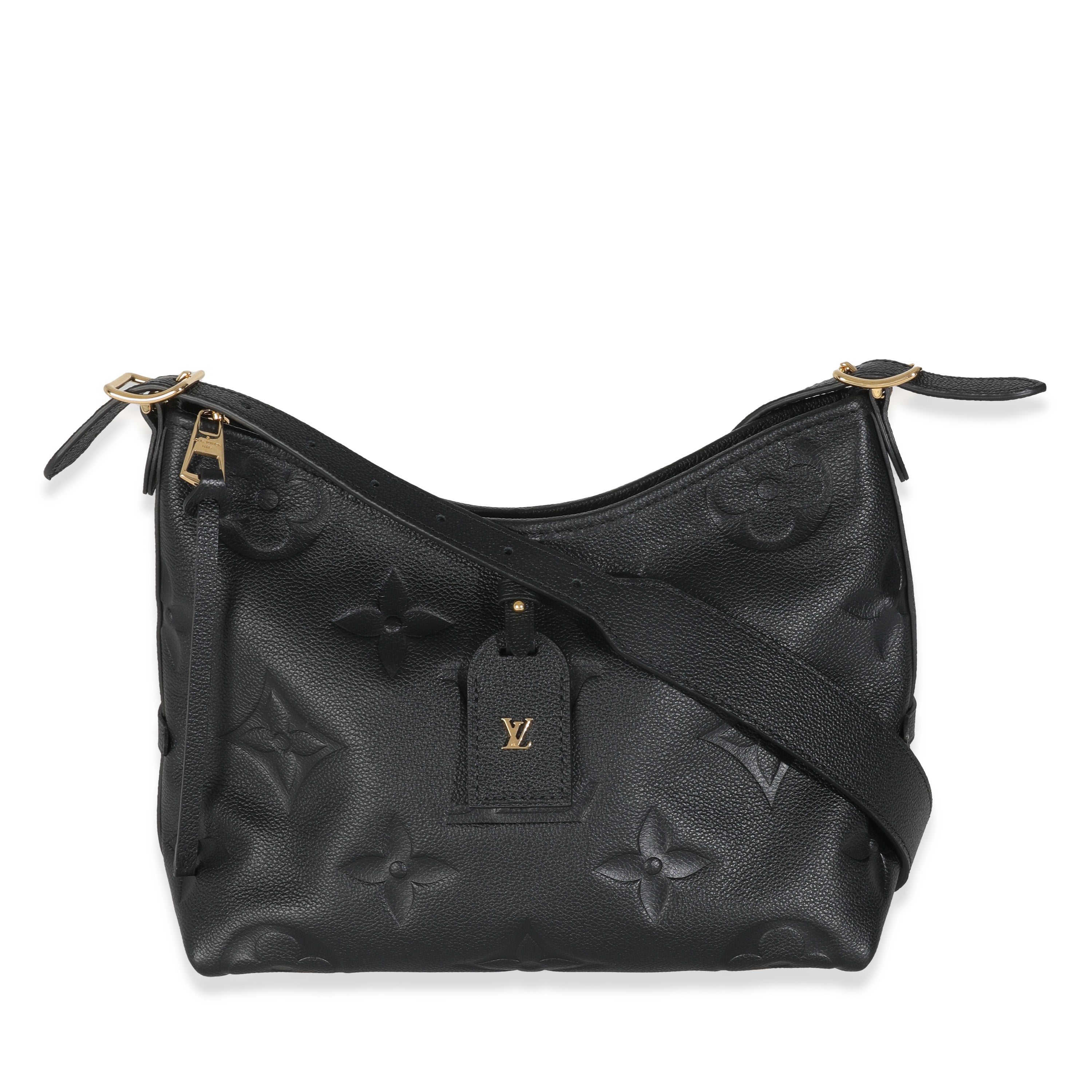 Louis Vuitton Black Monogram Empreinte Carryall PM