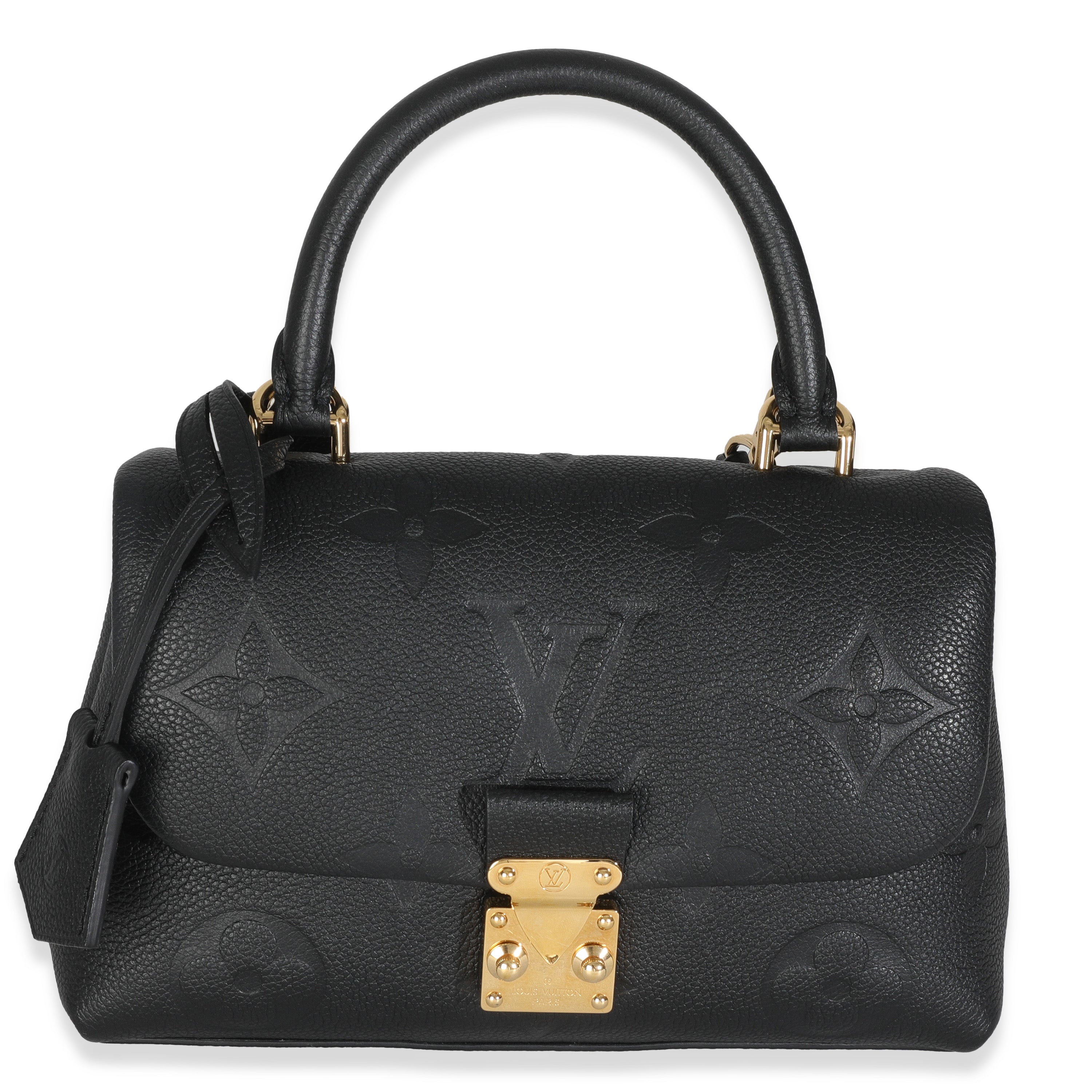 Louis Vuitton Black Monogram Empreinte Madeleine BB