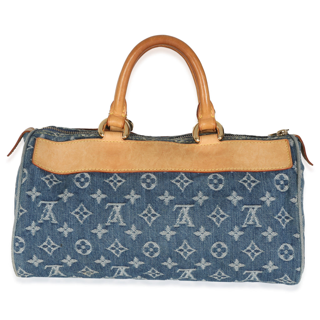 Louis Vuitton Blue Monogram Denim Neo Speedy
