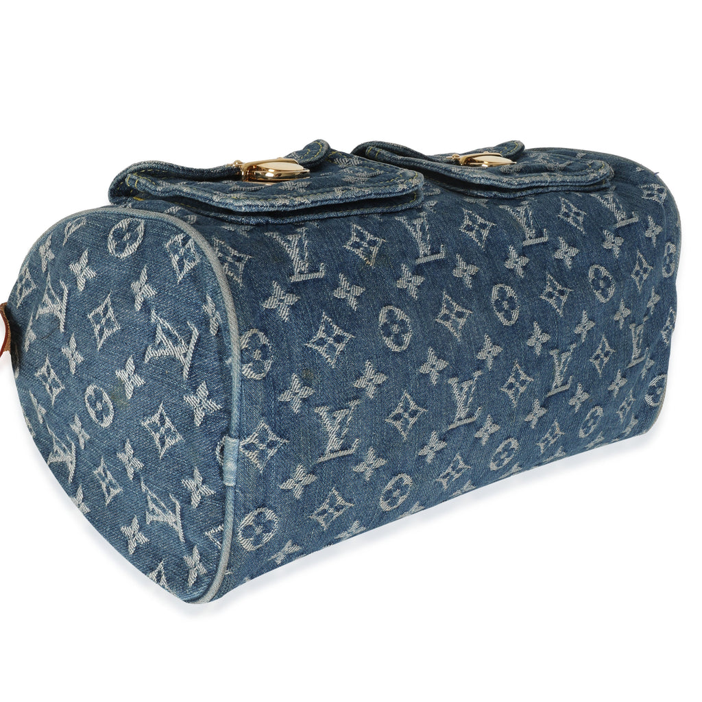 Louis Vuitton Blue Monogram Denim Neo Speedy