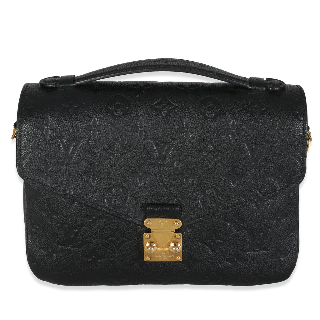 Louis Vuitton Black Monogram Empreinte Pochette Metis