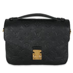 Louis Vuitton Black Monogram Empreinte Pochette Metis