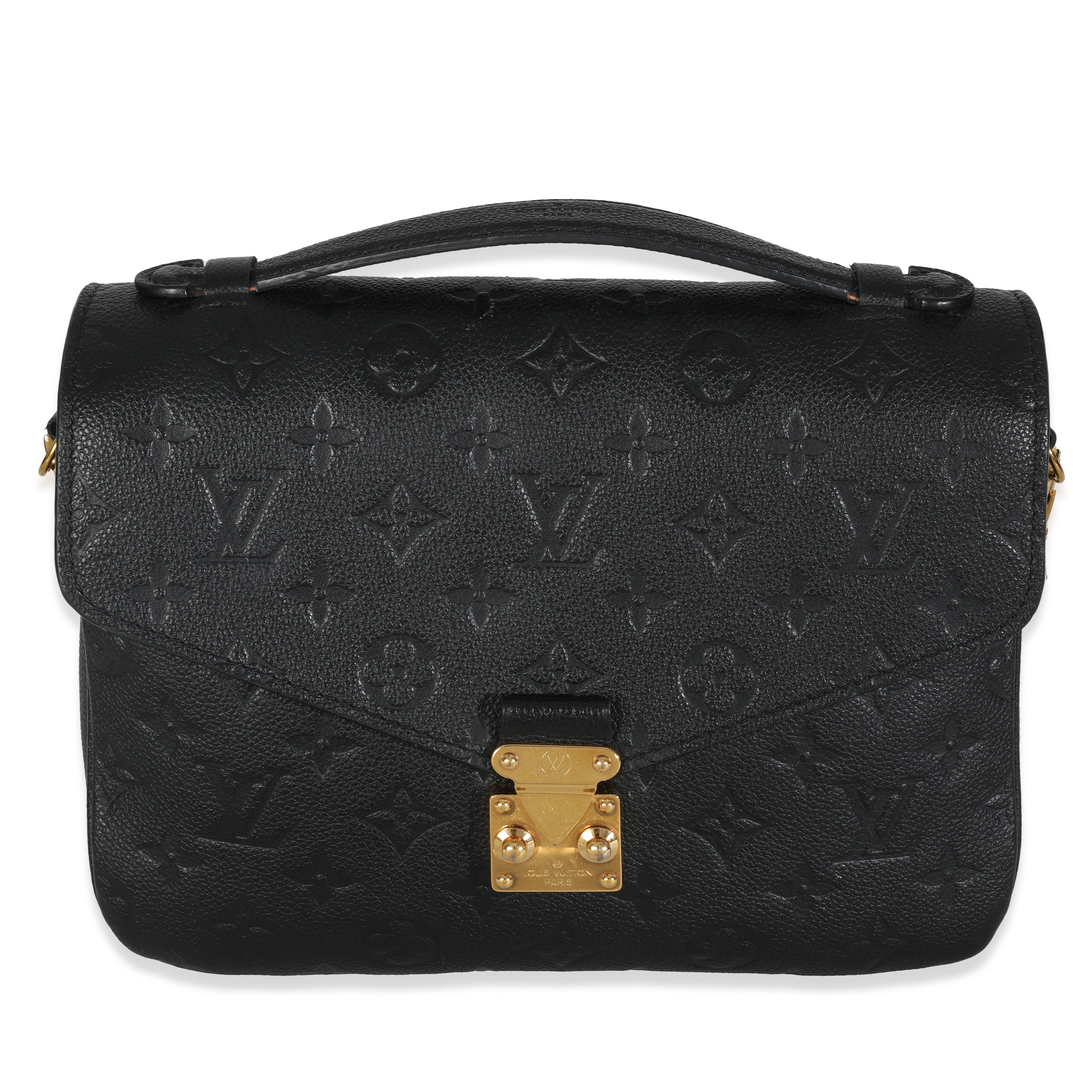 Louis Vuitton Black Monogram Empreinte Pochette Metis