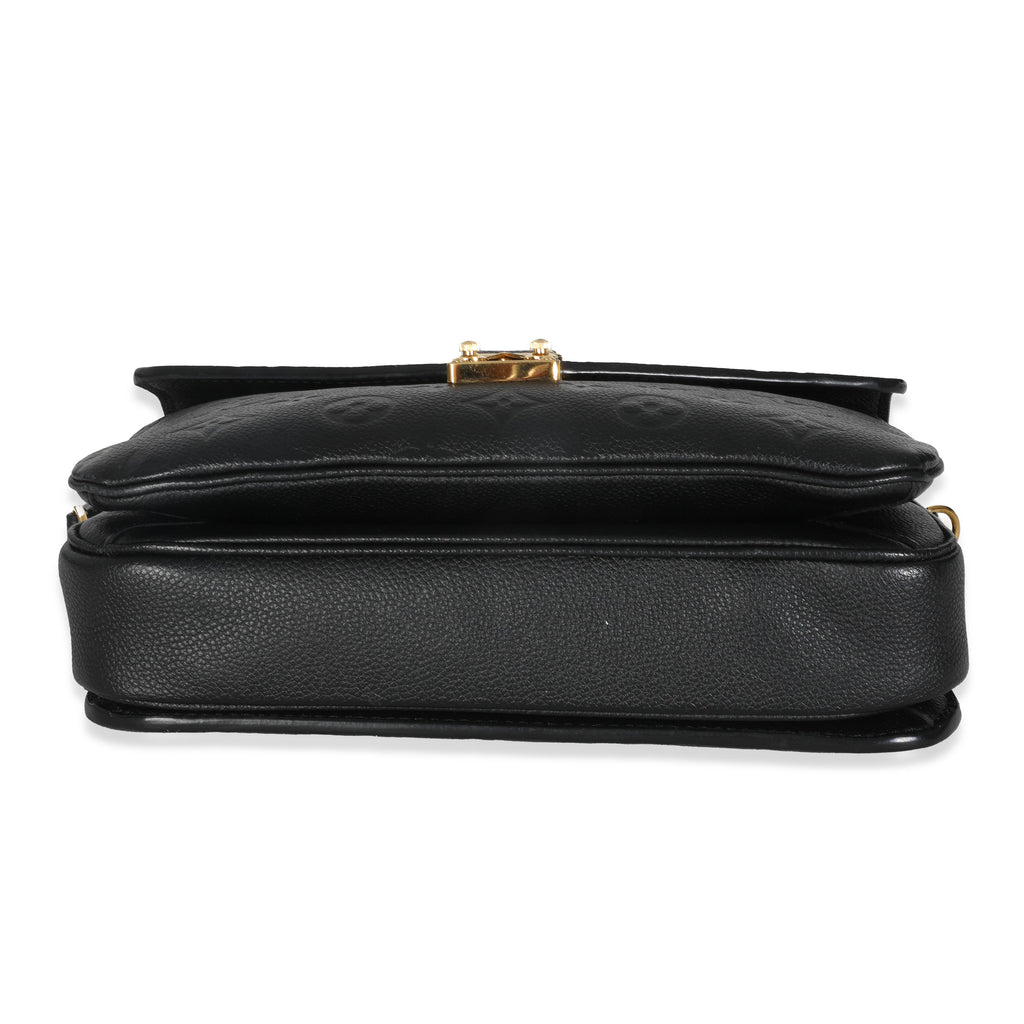 Louis Vuitton Black Monogram Empreinte Pochette Metis