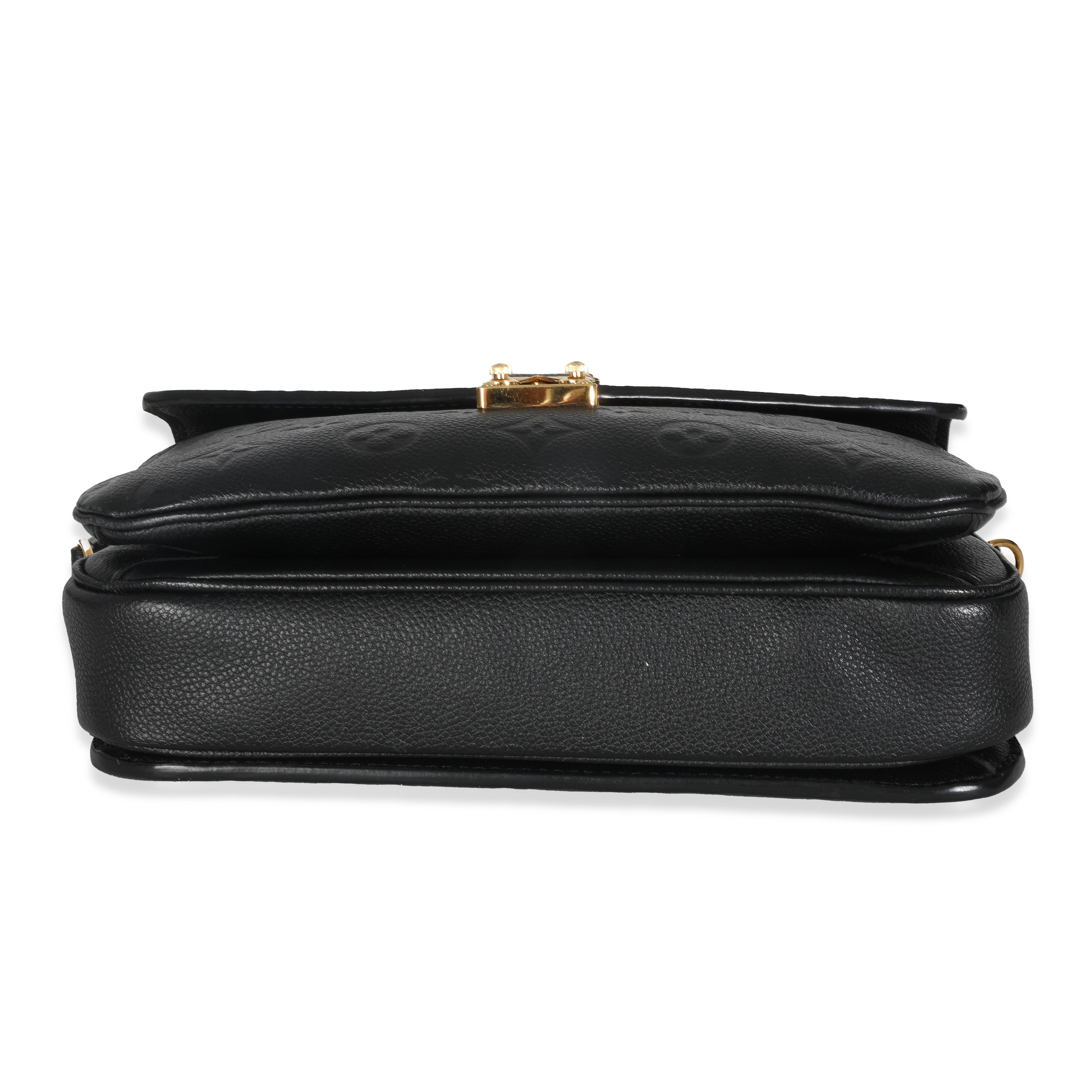 Louis Vuitton Black Monogram Empreinte Pochette Metis