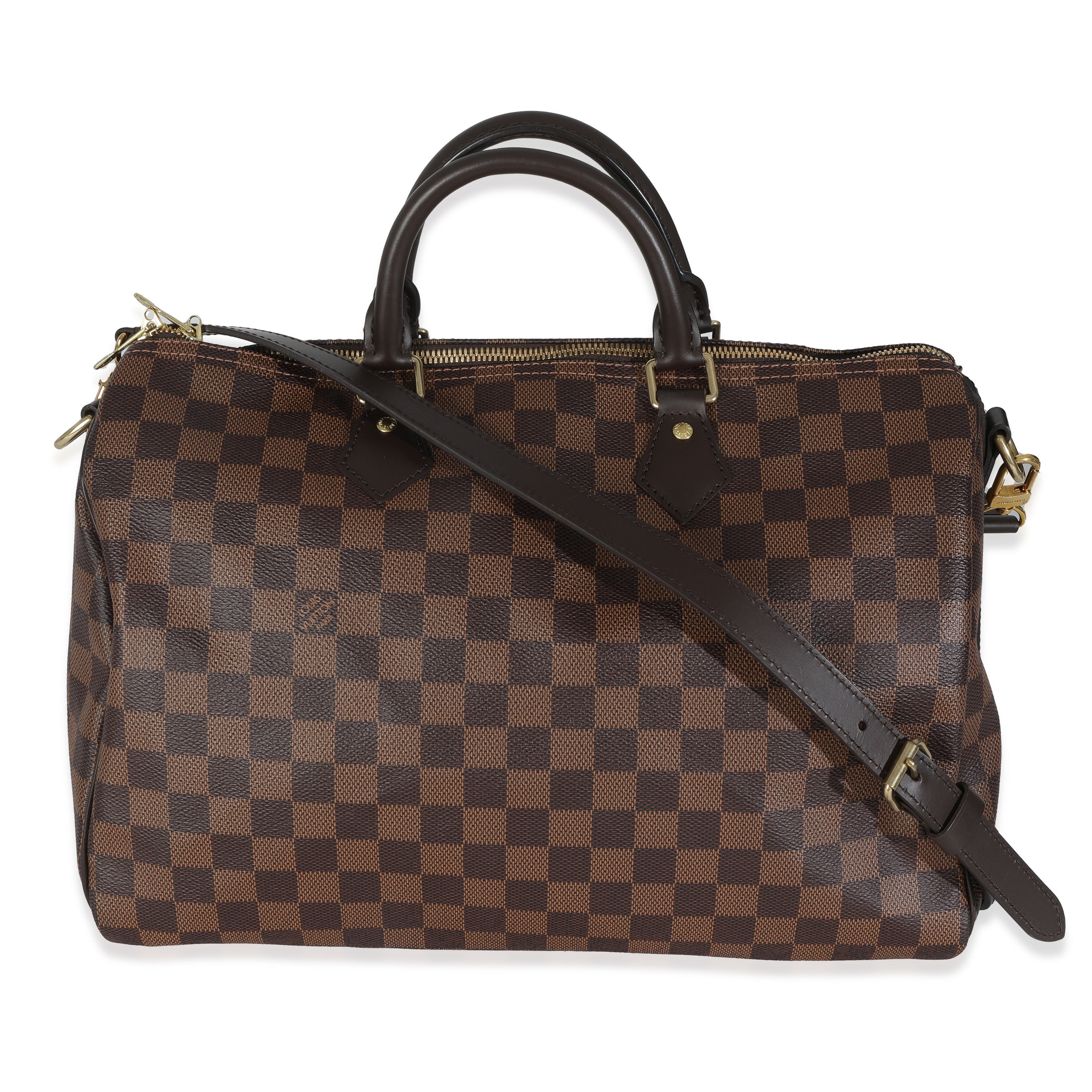Louis Vuitton Damier Ebene Canvas Speedy Bandouliere 35