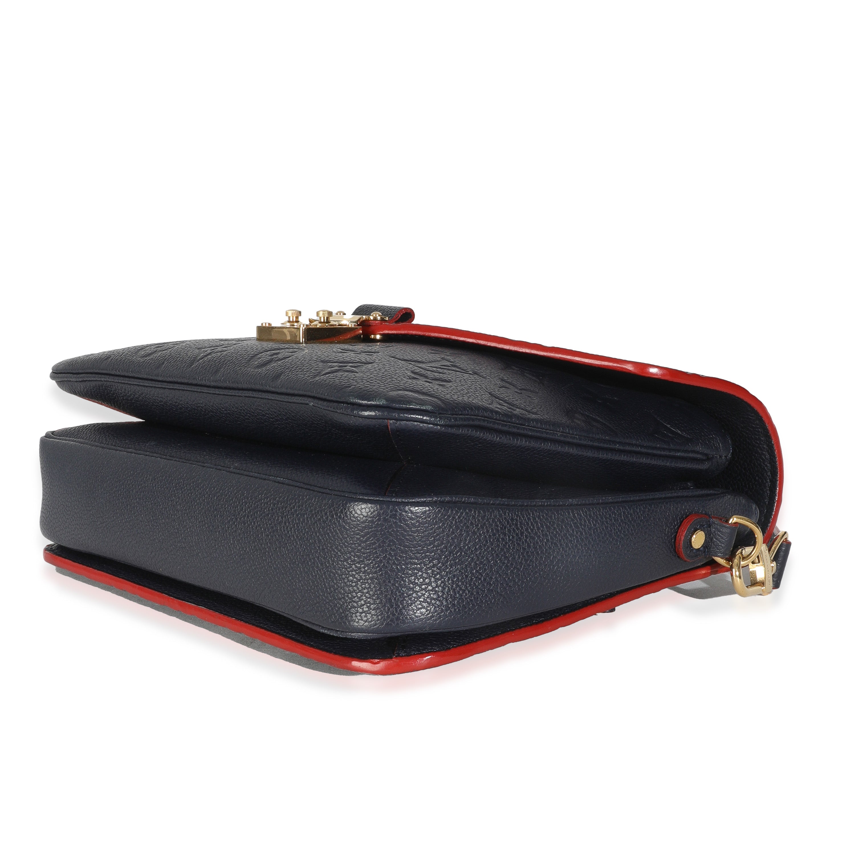 Louis Vuitton Marine Rouge Monogram Empreinte Pochette Metis
