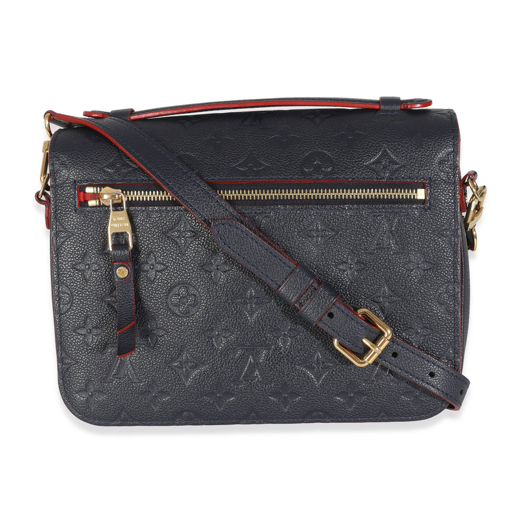 Louis Vuitton Marine Rouge Monogram Empreinte Pochette Metis