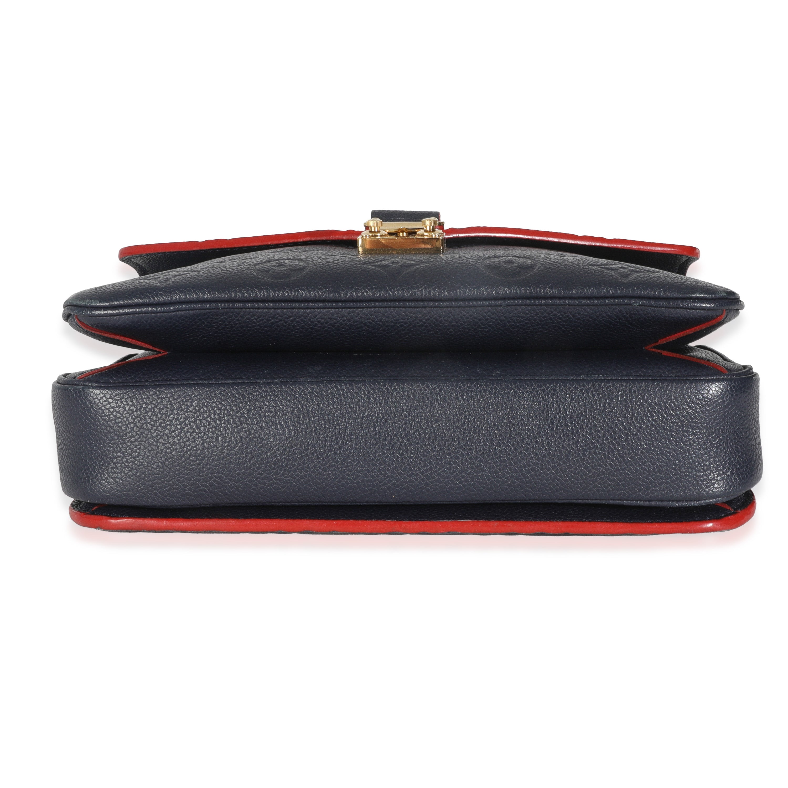 Louis Vuitton Marine Rouge Monogram Empreinte Pochette Metis