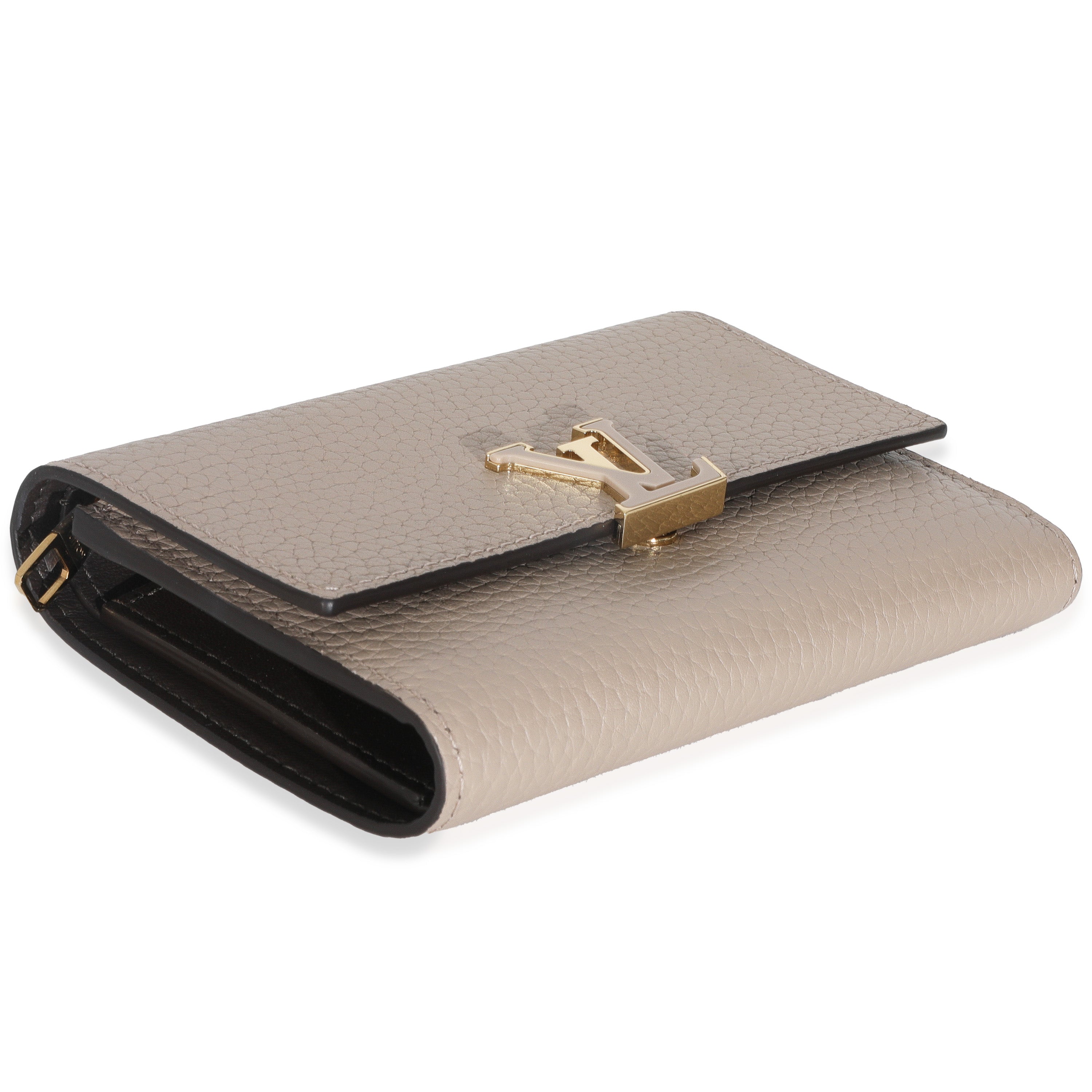 Louis Vuitton Galet Taurillon Capucines Compact Wallet