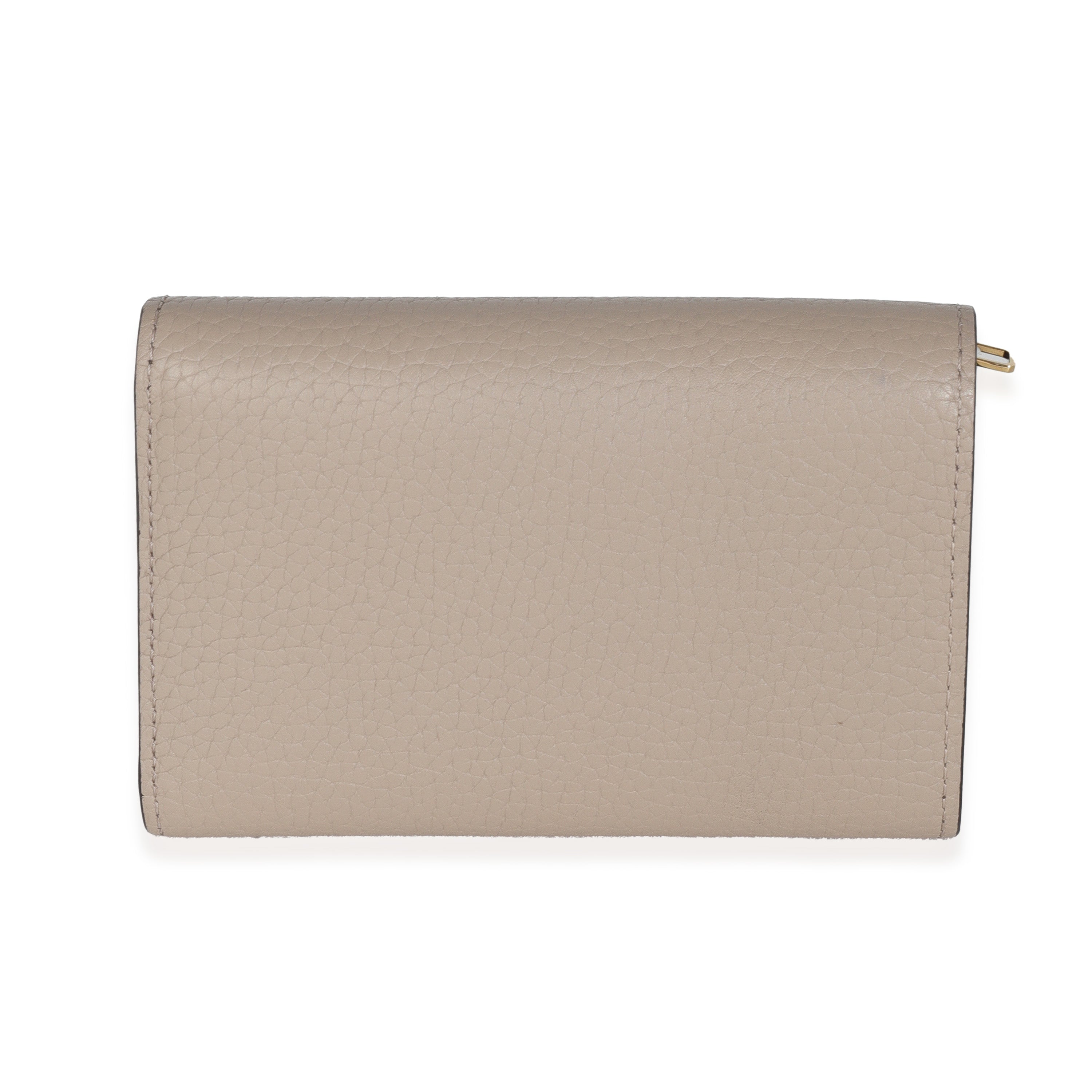 Louis Vuitton Galet Taurillon Capucines Compact Wallet