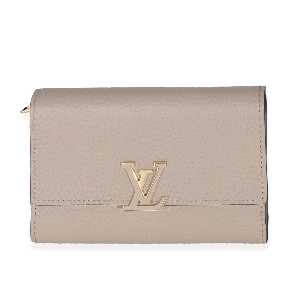 Louis Vuitton Galet Taurillon Capucines Compact Wallet