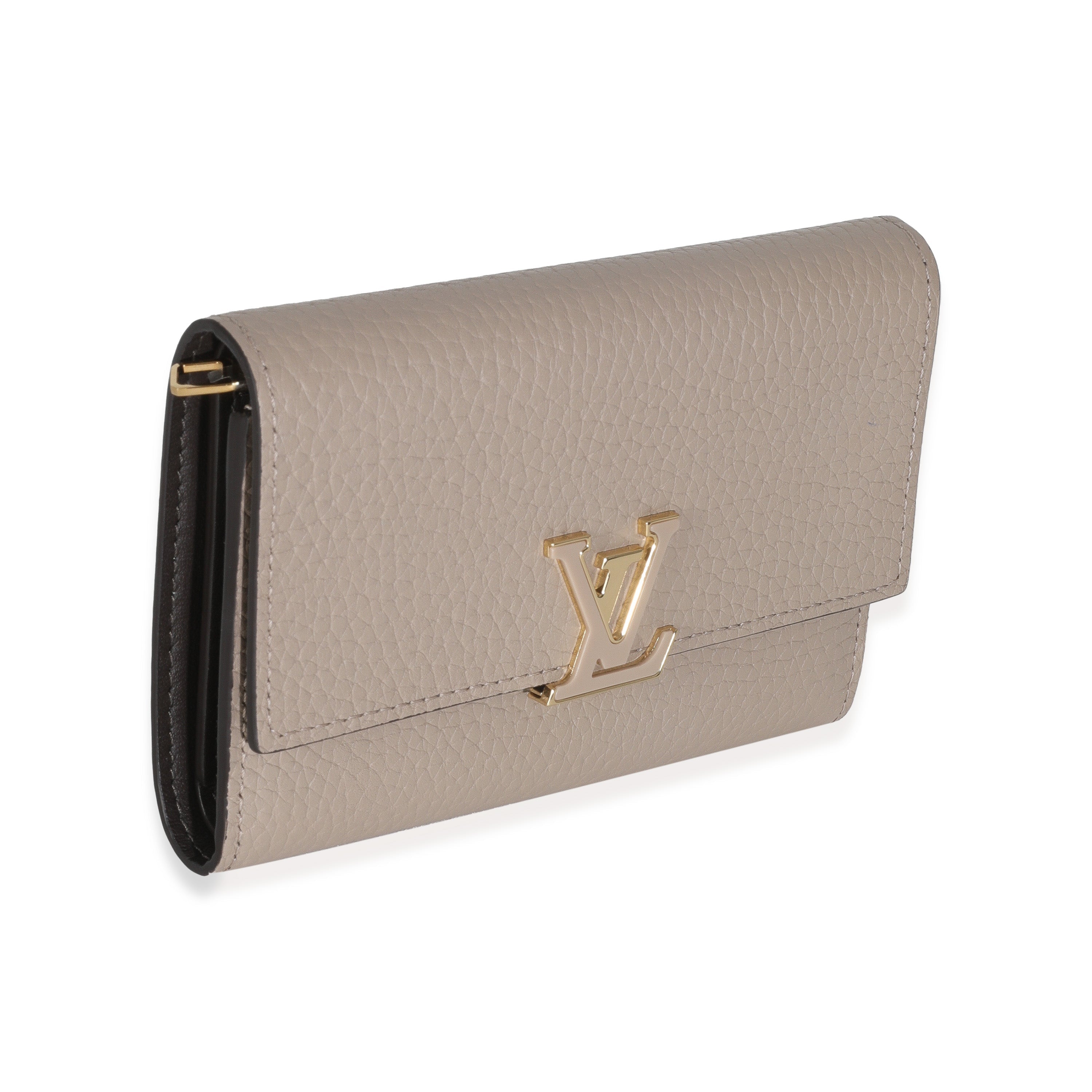 Louis Vuitton Galet Taurillon Capucines Compact Wallet