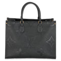 Louis Vuitton Black Giant Monogram Empreinte Onthego MM