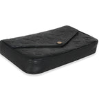Louis Vuitton Black Monogram Empreinte Felicie Pochette