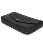 Louis Vuitton Black Monogram Empreinte Felicie Pochette