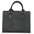 Louis Vuitton Black Giant Monogram Empreinte Onthego PM