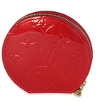 Louis Vuitton Red Monogram Vernis Porte Monnaie Chapeau