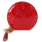 Louis Vuitton Red Monogram Vernis Porte Monnaie Chapeau