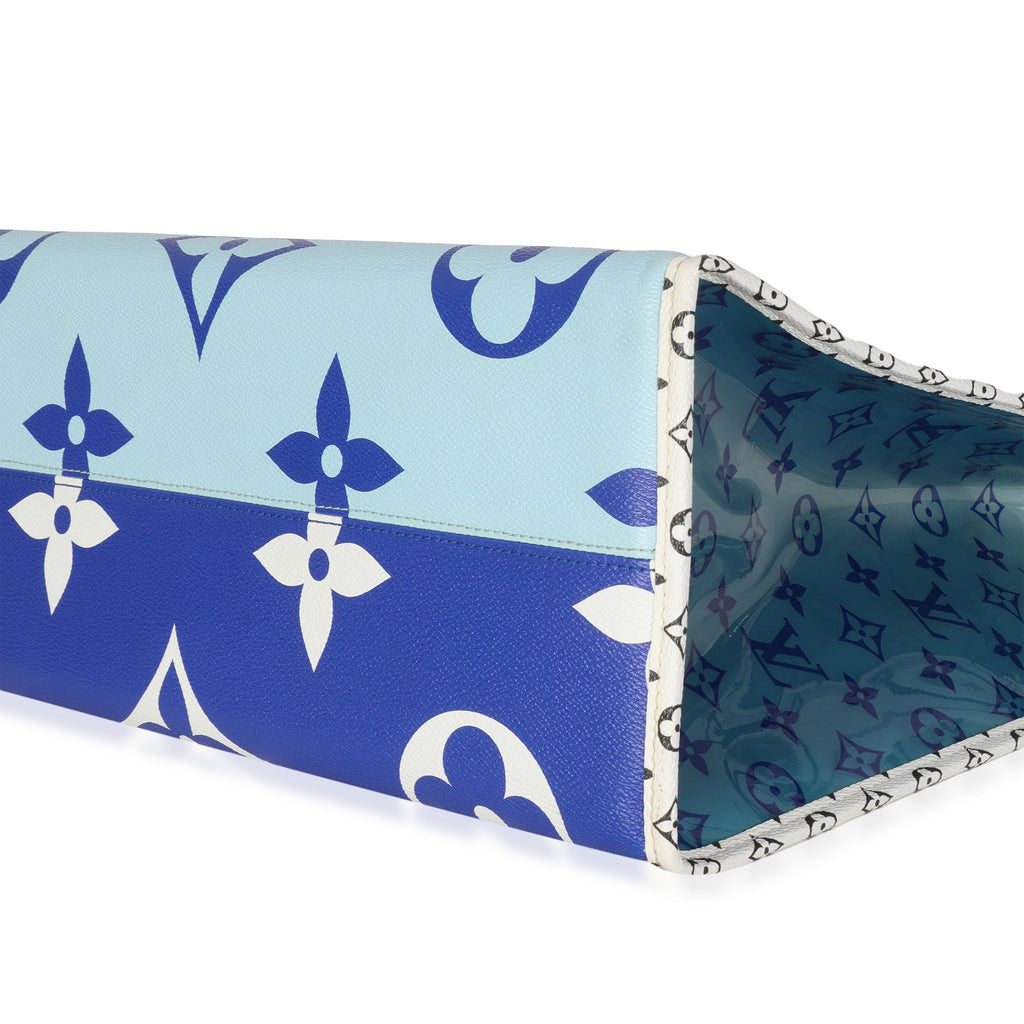 Louis Vuitton Blue Monogram Giant Canvas Queenstown Onthego GM