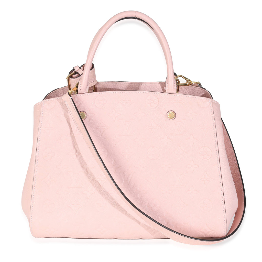 Louis Vuitton Rose Ballerine Monogram Empreinte Montaigne MM